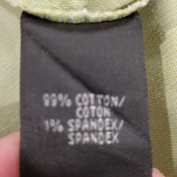 Lafayette 148 Size 4 Classic Pastel Green Stretch Preppy Cuffed Tapered Capris - Picture 3 of 10